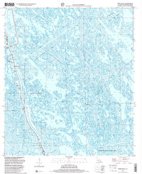Mink Bayou 1998 topographic map thumbnail