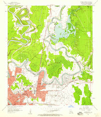 Monroe North 1957 topographic map thumbnail
