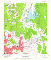 Monroe North 1957 topographic map thumbnail
