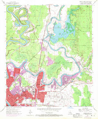 Monroe North 1957 topographic map thumbnail