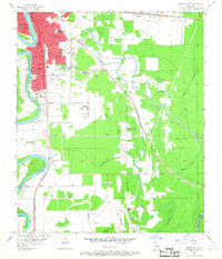 Monroe South 1957 topographic map thumbnail