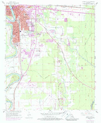 Monroe South 1957 topographic map thumbnail