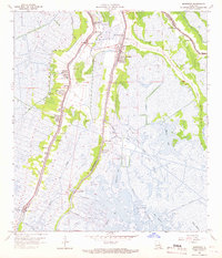 Montegut 1963 topographic map thumbnail