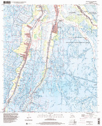 Montegut 1998 topographic map thumbnail