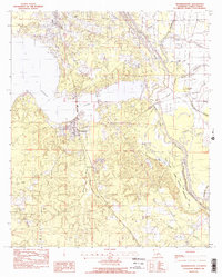 Mooringsport 1982 topographic map thumbnail