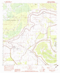 Moreauville 1982 topographic map thumbnail