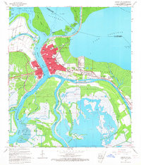 Morgan City 1966 topographic map thumbnail