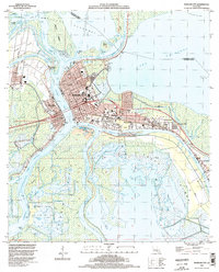 Morgan City 1994 topographic map thumbnail