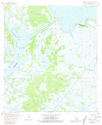 Morgan City SW 1966 topographic map thumbnail