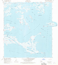 Morgan Harbor 1955 topographic map thumbnail