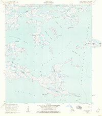 Morgan Harbor 1955 topographic map thumbnail