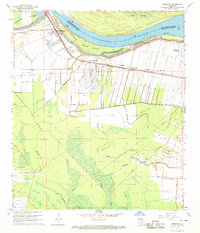 Morganza 1968 topographic map thumbnail