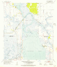 Moss Lake 1955 topographic map thumbnail