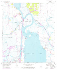 Moss Lake 1955 topographic map thumbnail