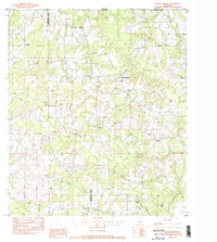 Mount Hermon 1983 topographic map thumbnail