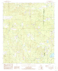 Mount Olive 1986 topographic map thumbnail