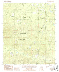 Mudville 1985 topographic map thumbnail
