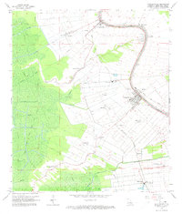 Napoleonville 1965 topographic map thumbnail