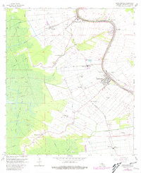 Napoleonville 1965 topographic map thumbnail