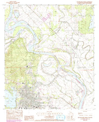 Natchitoches North 1983 topographic map thumbnail
