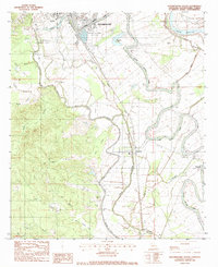 Natchitoches South 1983 topographic map thumbnail