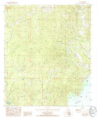 Nebo 1985 topographic map thumbnail