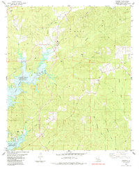Negreet 1985 topographic map thumbnail