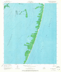 New Harbor Islands 1951 topographic map thumbnail