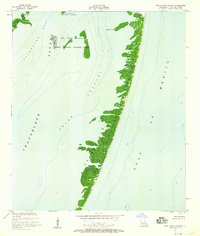 New Harbor Islands 1951 topographic map thumbnail