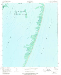 New Harbor Islands 1951 topographic map thumbnail