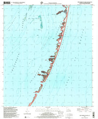 New Harbor Islands 1998 topographic map thumbnail