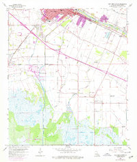 New Iberia South 1963 topographic map thumbnail