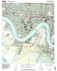 New Orleans West 1998 topographic map thumbnail