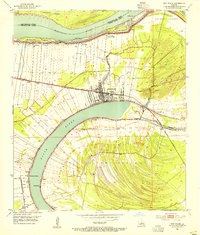 New Roads 1953 topographic map preview