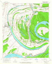 Newellton 1963 topographic map preview