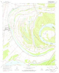 Newellton 1963 topographic map preview
