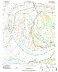 Newellton 1994 topographic map thumbnail