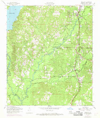 Newllano 1954 topographic map thumbnail