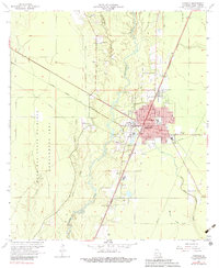Oakdale 1968 topographic map thumbnail