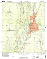 Oakdale 1998 topographic map preview