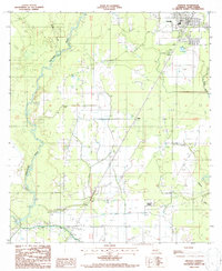 Oberlin 1986 topographic map thumbnail