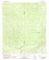 Olla West 1984 topographic map preview