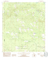 Packton 1984 topographic map thumbnail