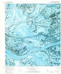 Pass A Loutre West 1971 topographic map thumbnail