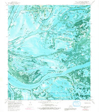 Pass A Loutre West 1971 topographic map thumbnail