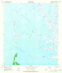 Pelican Pass 1956 topographic map thumbnail
