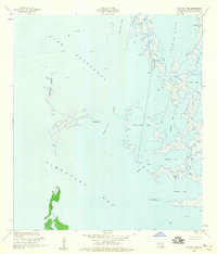 Pelican Pass 1956 topographic map thumbnail