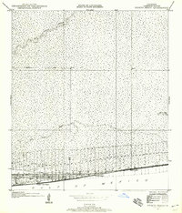Peveto Beach 1934 topographic map thumbnail