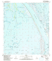 Pilottown 1993 topographic map thumbnail
