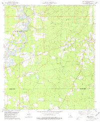 Pine Grove 1980 topographic map thumbnail